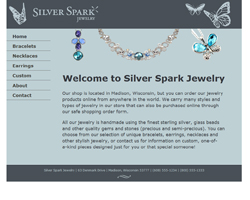 The Silver Spark Jewelry website was created from the ground up with all images and site text provided by the client. The goal was to create a website to increase sales and give customers easy access to everything Silver Spark Jewelry.